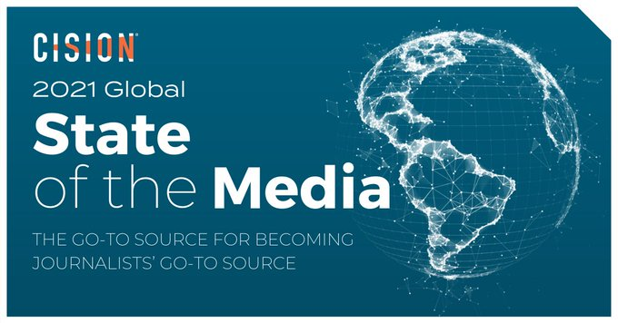 Adnewscom's tweet photo. Cision's 2021 Global State of the Media Report Reveals Top Trends Impacting Journalists and PR Pros. Censorship remains a significant concern.
https://t.co/bIZjtzqLtJ https://t.co/voUNtUmgpz