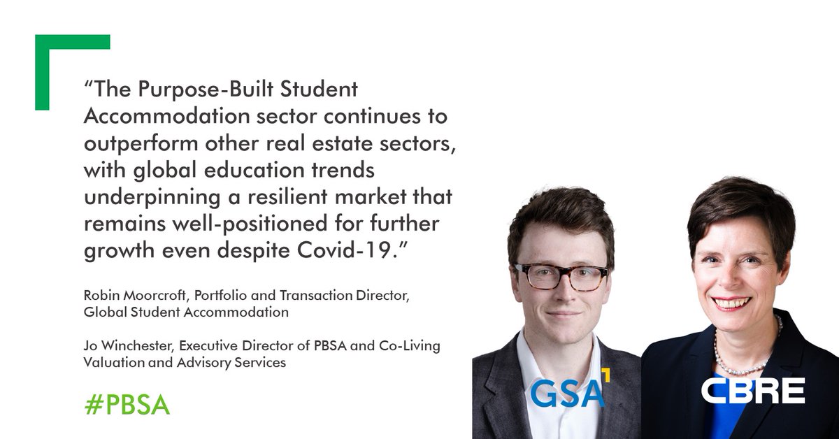 CBRE_UK's tweet image. Robin Moorcroft, portfolio &amp;amp; transaction director at @GSASpaceToGrow together with Jo Winchester, executive director of #PBSA &amp;amp; co-living valuation, discuss why it makes sense for European student platforms to go global: cbre.co/3n4wYiI @reactproperty