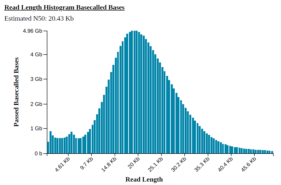 AmyMeltzer6's tweet photo. We just hit the record for the largest Nanopore sequencing output in North America using a plant sample! Using the @circulomics Nanobind Plant Nuclei Big DNA Kit and @nanopore LSK110 library prep kit on the Whitebark Pine, I was able to generate an output of 203 Gb in 72 hours. https://t.co/xBOpzk1A7h