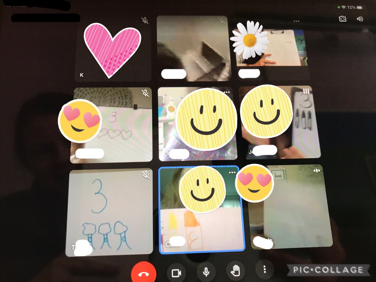 MsMcVey3's tweet photo. We’re all having mixed emotions about returning to learning online but seeing the smiles, hearing the giggles and getting back to learning is wonderful. @WSherwoodFox #StaySafe #StayConnected #Kindergarten #NumberRepresentation https://t.co/73eVNsezBy