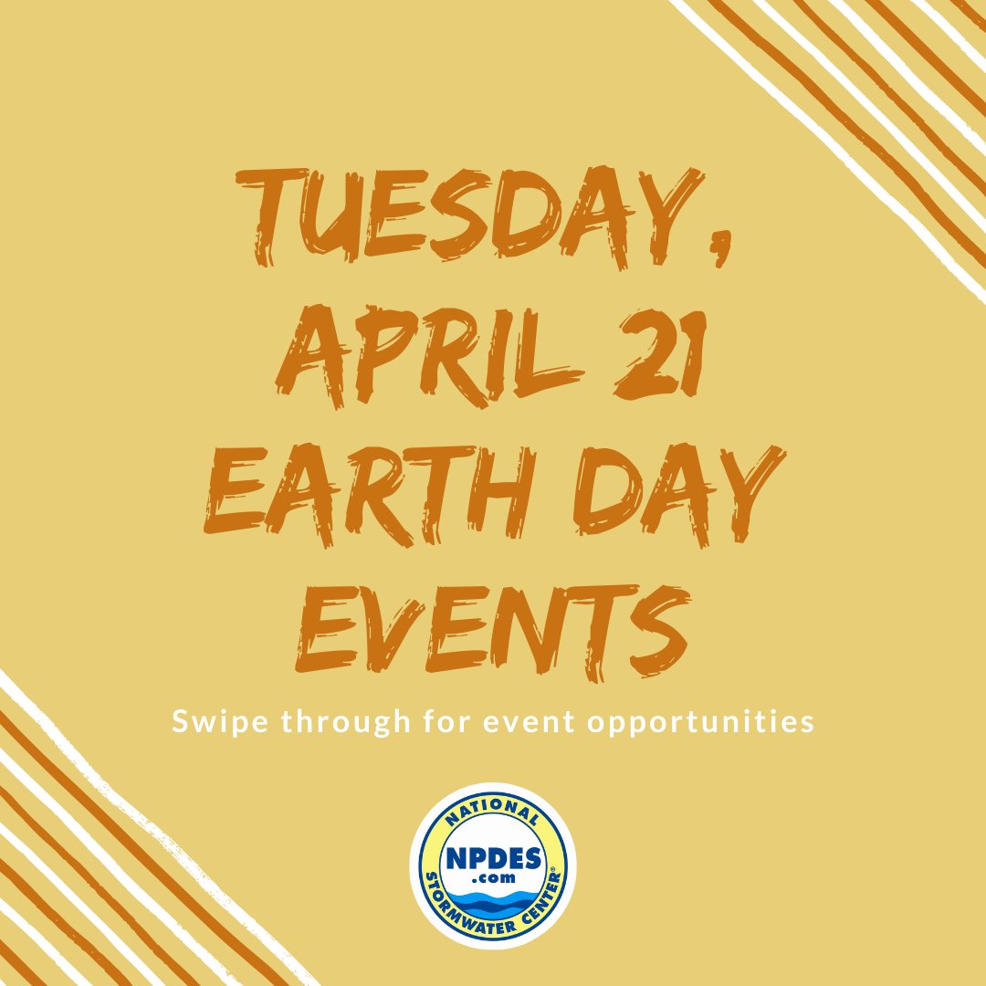 Stormwater2018's tweet photo. Looking for activities to do today to celebrate Earth Week? Look no further! Swipe through to find some fun activities you and friends can do together. https://t.co/kD7ZW57LJZ