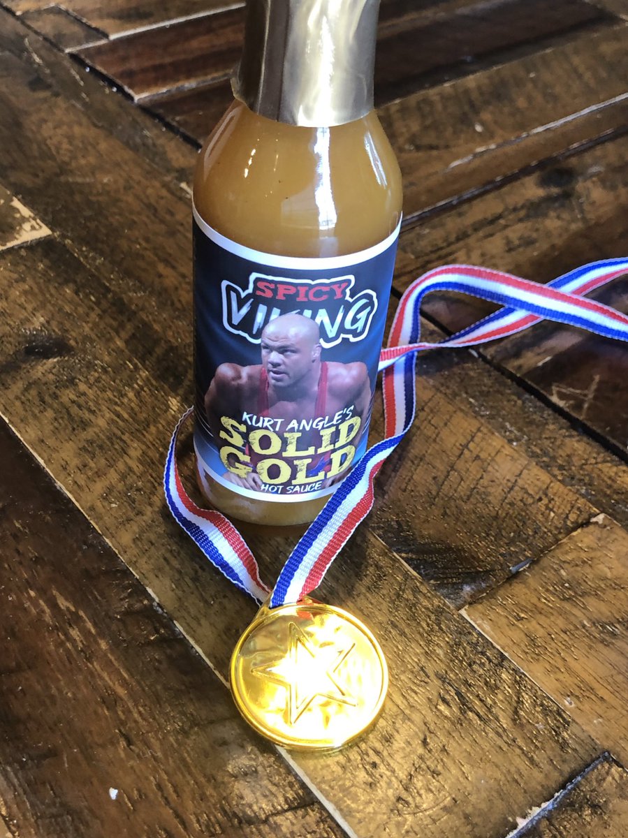 Get the limited edition of my Solid Gold Hot Sauce NOW. “I’m just a spicy Kurt. I’ll make your taste buds hurt!” Go to spicyviking.com to order.  #itsrue