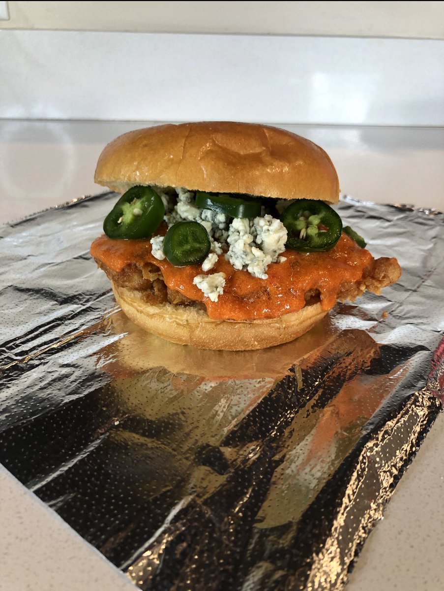 troybeck's tweet photo. Nashville hot/xxxtra hot/mild

Asian

Buffalo

Lime Habanero BBQ

Plain Jane

Hot Honey Biscuit

Maple Butter Biscuit

Spaghetti salad 

Cherry pepper Mac salad

$10 each. 2 minimum for delivery. 

Dm for orders. https://t.co/jQpe76IOPP
