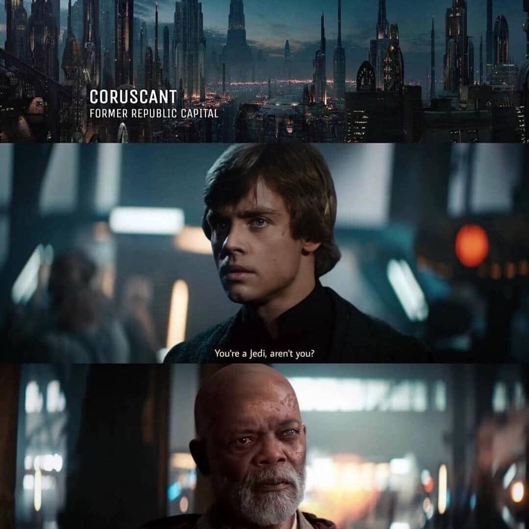 MentorSkywalker's tweet photo. Would you like to see this? #StarWars #LukeSkywalker #MaceWindu #WhatIf https://t.co/IonRxuGB1V