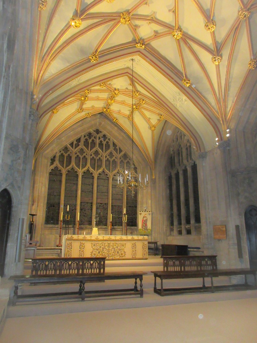 b2_architects's tweet image. The re-lighting of the Lady Chapel and the Conservation of the chandelier at St Mary Redcliffe Church in Bristol has just been completed.
