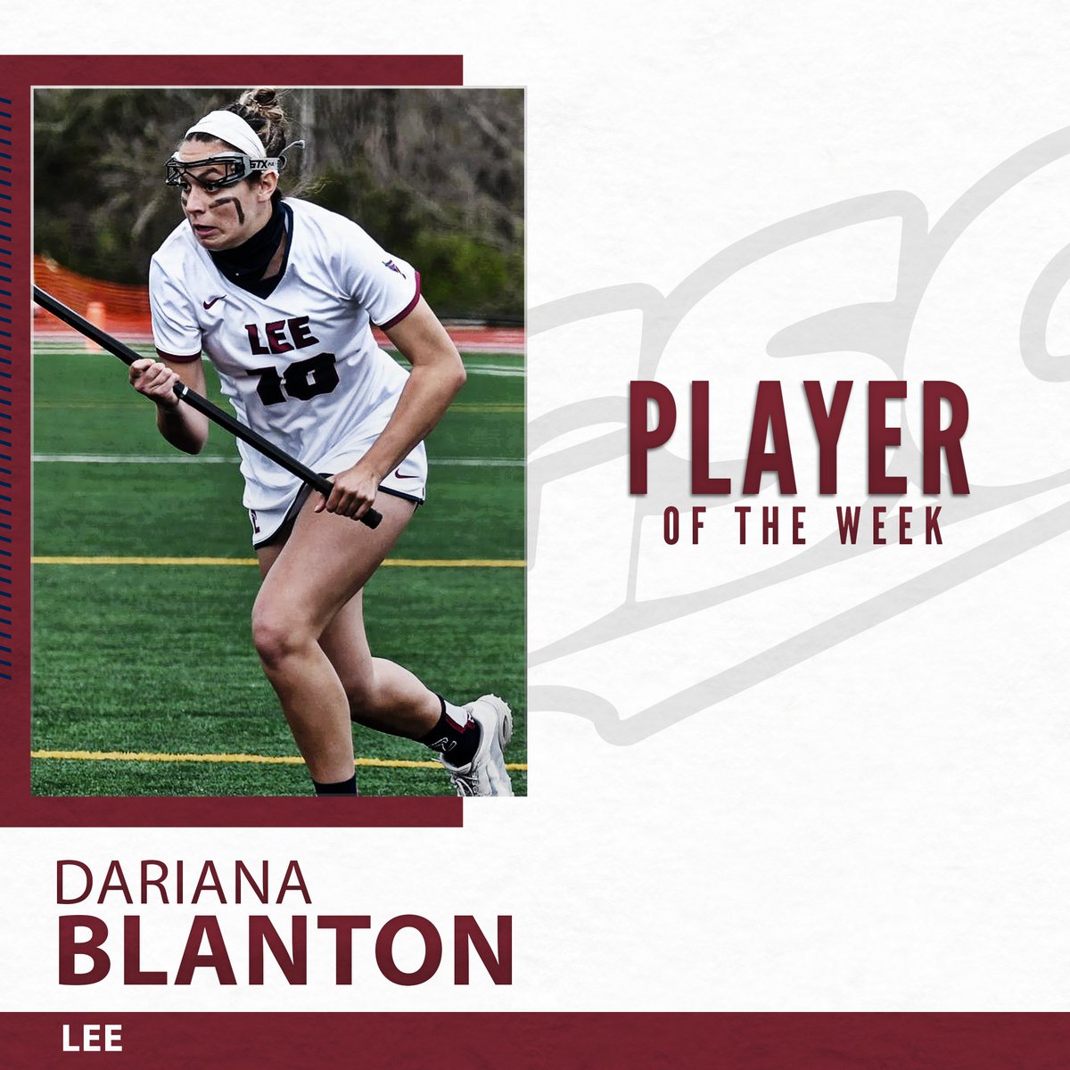 GulfSouth's tweet photo. #GSCLAX Weekly Awards
๐๐ฝ๐ฟ๐ถ๐น ๐ฎ๐ฌ, ๐ฎ๐ฌ๐ฎ๐ญ
Dariana Blanton, @LeeUFlames
Katie Gerber, @UAHChargers
Eleanor Bruce, @UMFalcons
๐ https://t.co/4NffrFFcrl https://t.co/QWx41iiXEi