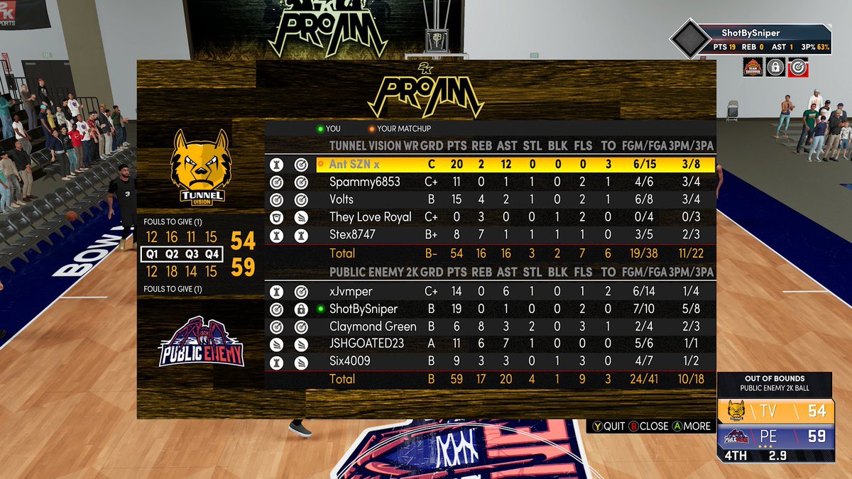 GG’s To Tunnel Vision as we win 3-1 and advance to round 4 of @WRproamleague Playoffs. 

Dog of the night goes to <a href="/ShotBySniperr/">ShotBySniper</a> 🔥🔥

@youFamousEnough <a href="/RankEm_/">RankEm</a> <a href="/2kCompGames/">Jelani Mitchell</a>