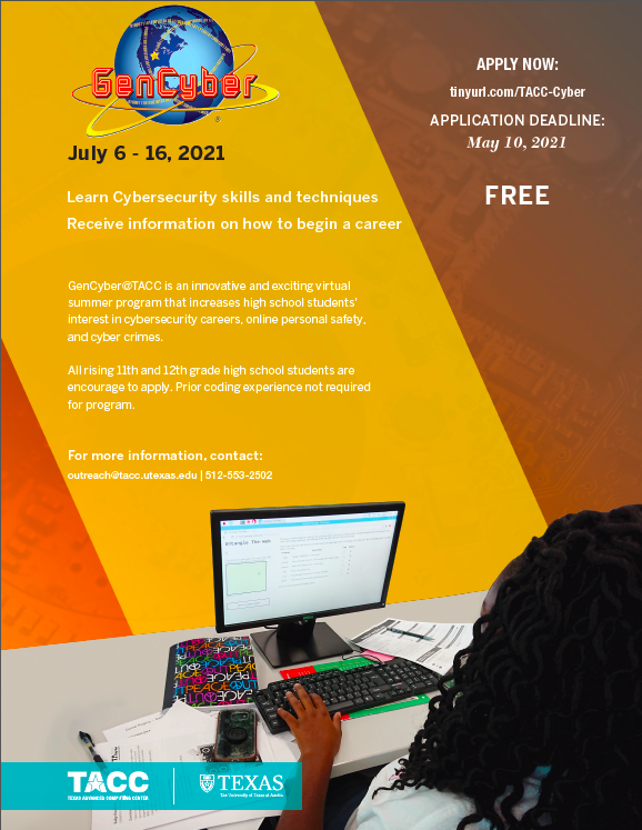 Interested in learning about cybersecurity? Check out this awesome (and FREE!) opportunity to do so this summer!