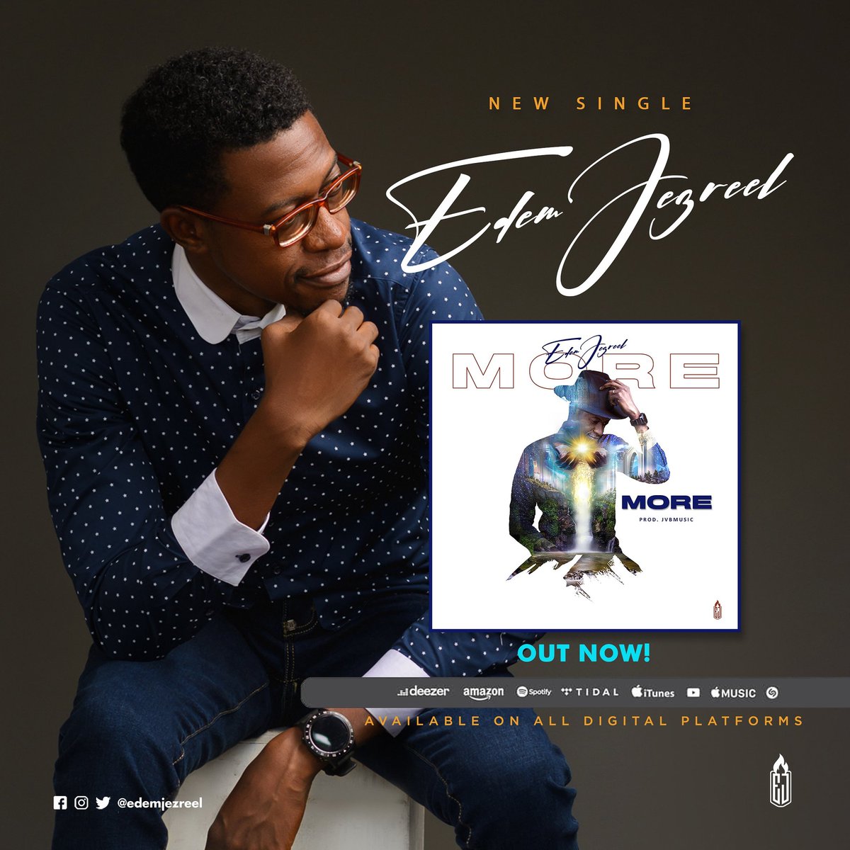 edemjezreel's tweet image. Hi fam! "More" is out on all digital platforms. Go stream it and share with all your friends and loved ones. God is calling us for more! Be blessed! Letzgoooo🔥🔥🔥🔥🔥🔥🔥🔥
_
@jvb_music_gh
@replayconcepts
@halcyonmedia
@aidosgh
_
Link to song in bio👆🏽