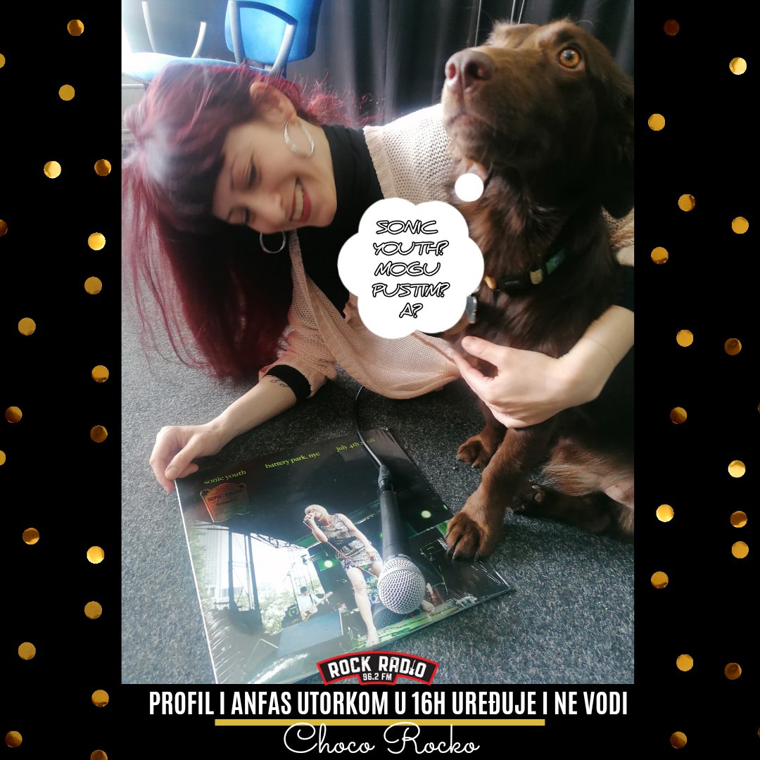 Najviše voli da čuje Sonic Youth kako live izvode 𝐈 𝐰𝐚𝐧𝐧𝐚 𝐛𝐞 𝐲𝐨𝐮𝐫 𝐝𝐨𝐠 od Stoogesa 🤭