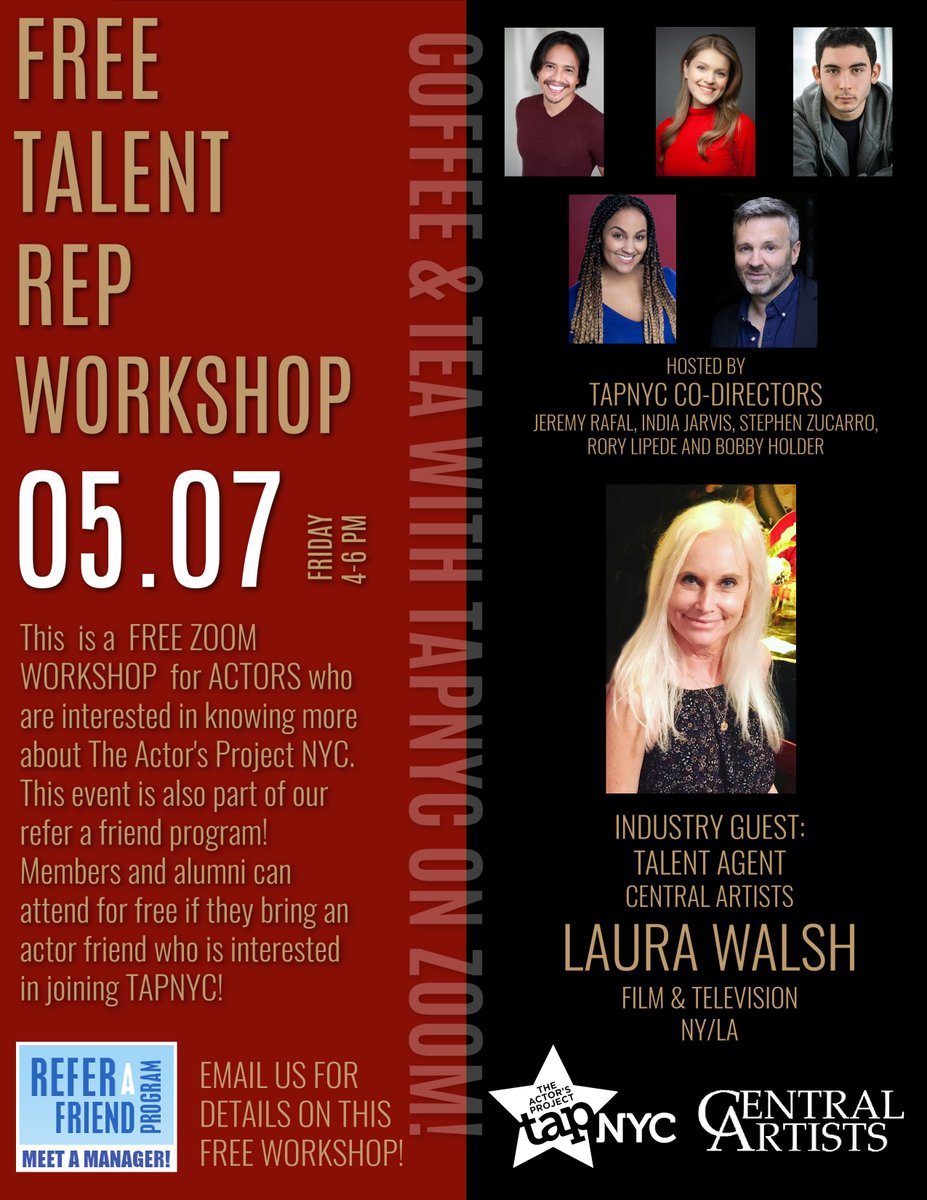 TAPNYC's tweet photo. Want to know more about The Actor’s Project NYC? Come check us out! #ActorsLife https://t.co/z6F9s9Bj2O