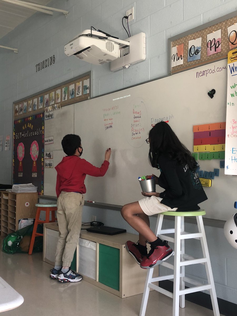 SBasilavecchio's tweet photo. Preparing for TNReady Writing tomorrow with a student led review lesson!

@NormanBinkleyES is ready to rock the test ✏️ https://t.co/HXHYjK6qOa