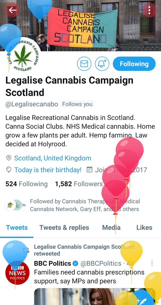FStrains's tweet photo. @Legalisecanabo And happy birthday! https://t.co/IkYkhsmq41