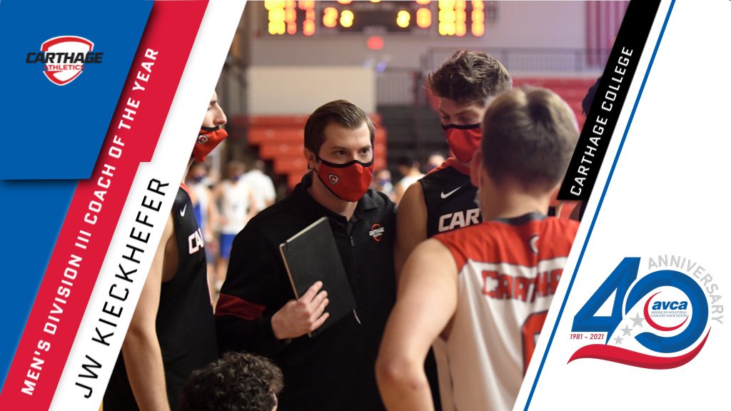 AVCAVolleyball's tweet image. 𝐔𝐒𝐌𝐂/𝐀𝐕𝐂𝐀 𝐌𝐞𝐧'𝐬 𝐃𝐈𝐈𝐈 𝐂𝐨𝐚𝐜𝐡 𝐨𝐟 𝐭𝐡𝐞 𝐘𝐞𝐚𝐫

⭐️ JW Kieckhefer
📍 @carthagesports 

🔗 bit.ly/32tiJL2