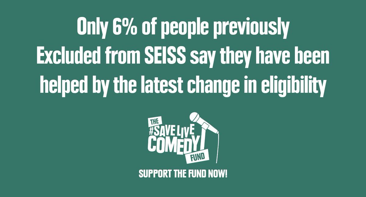 GleeClubBham's tweet image. 50% of the UK's live comedy industry have lost over half of their income since March 2020, even once you take SEISS &amp;amp; furlough payments.
 
The #SaveLiveComedy Fund, launched today, will help those most in need across the industry.
 
Donate here: savelivecomedy.co.uk