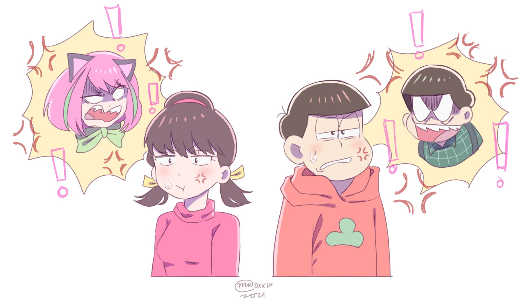 Moonlight Winter Osomatsusan おそ松さん Osomatsu おそ松 Totoko トト子 Choromatsu チョロ松 Nyaahashimoto 橋本にゃー Osototo Choronyaa T Co Srquvre1vb Twitter