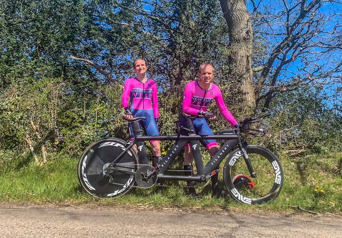 Result: Farnborough &amp; Camberley 25m TT

Ian Greenstreet &amp; <a href="/rach_e/">Rachael Elliott</a> Elliott fastest (48:42) with a national age record breaking ride in the Farnborough &amp; Camberley 25 mile Time Trial; Mark Smith fastest solo, Kate Allan fastest woman solo
velouk.net/2021/04/20/res…

#Brother4Results