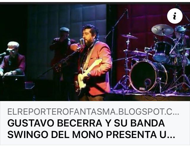 ZuritaInformada's tweet photo. #GustavoBecerra
#SwingDelMono
#Estrena
#Single
#Suavecito 
#ZuritaInformada #CoctelDeEstrellas #MeLoDijoAdela #AquiVuelanPlumas #ReporteroFantasma
#LaureldeOroChile
@Gusactor 
@swingdelmono1 
https://t.co/HndrNiUBGB https://t.co/tk5oED7rx9
