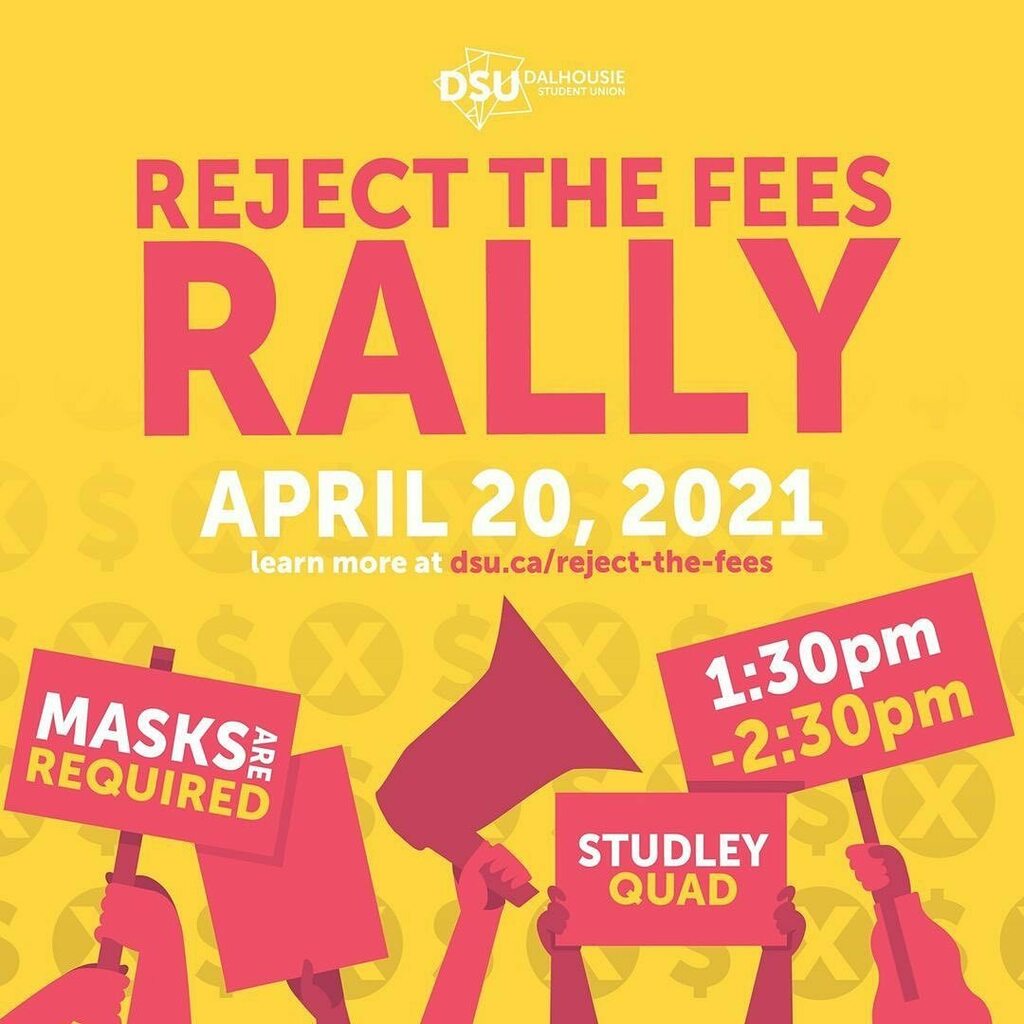 halifaxnoise's tweet photo. From @dalstudentunion —
Today is a great day to let the Board of Governors know students are fed up with increasing tuition costs and a lack of support. JOIN US at the Studley Quad 1:30 pm today to #RejectTheFees! @dalstudentlife @halifaxnoise https://t.co/MtZSU7f799 https://t.co/K12bMZ0h2c