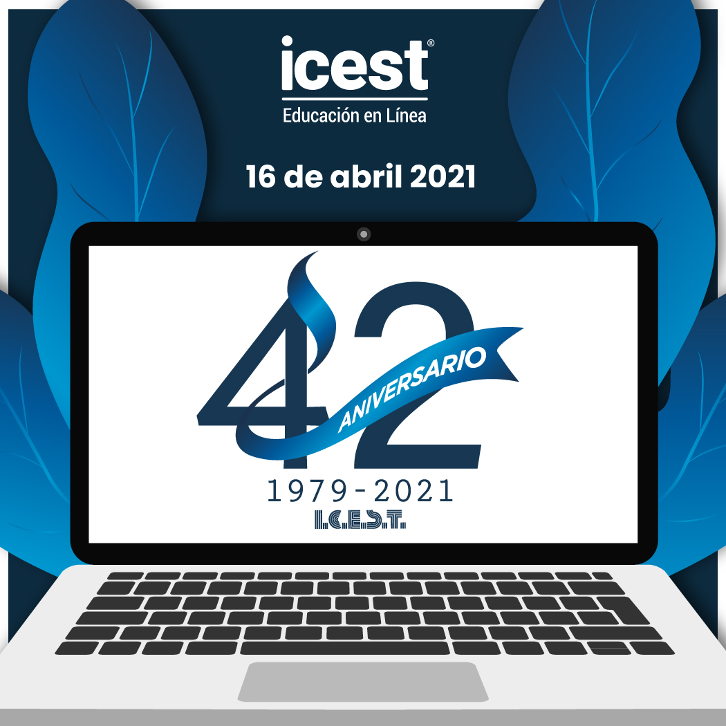 En este mes estamos celebrando el 42º aniversario del Instituto de Ciencias y Estudios Superiores de Tamaulipas, A.C. #AniversarioICEST #Icestenlinea #SoyICEST