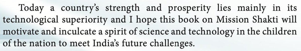 It’s an interesting document for anyone interested in Mission Shakti; FWIW, the purpose of the doc is pretty clearly laid out by DRDO chair Satheesh Reddy.