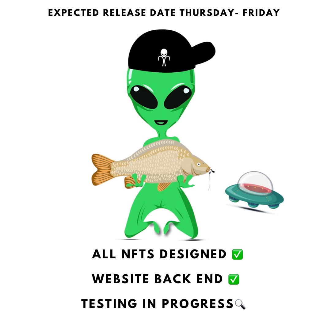 Alien Carp NFT-project tweet media