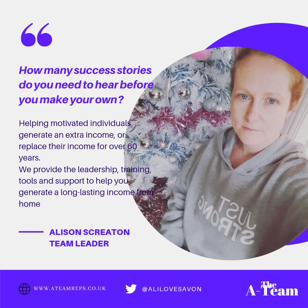 AliLovesAvon's tweet photo. I enjoy hearing success stories, but I love helping others create their own! #workfromhome #workingmum #workwithme #ateamreps #watchmeorjoinme https://t.co/u9kZ1ovSNd