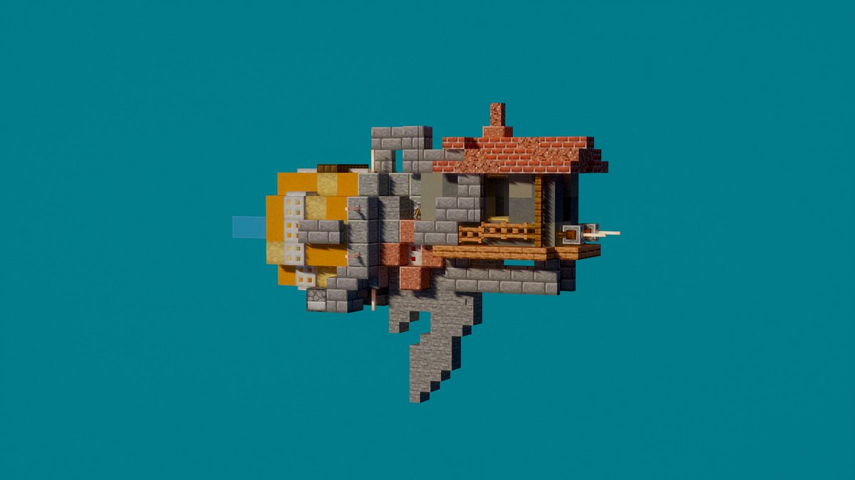 Small earthly spaceship by <a href="/SebastienVirgi4/">Sebastien Virgile</a> 

#Minecraft #builders #Minecraftbuilds #minecraft建築コミュ
