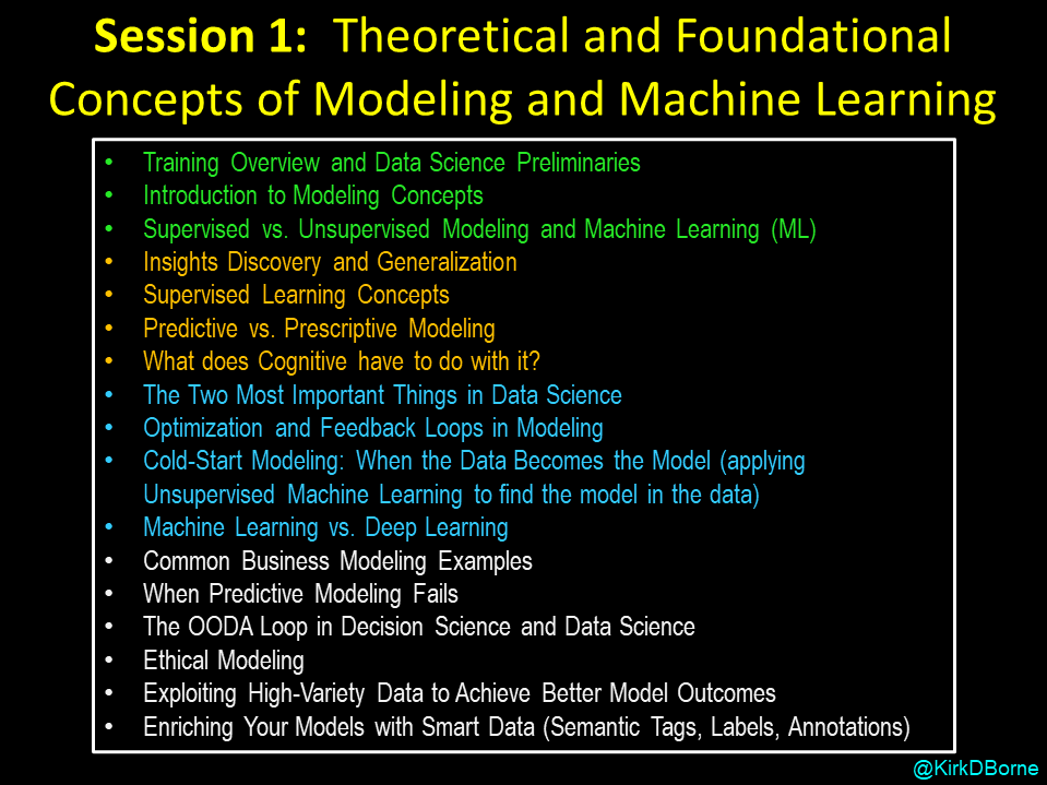 KirkDBorne's tweet photo. I have 2 online #DataScience #MachineLearning Modeling Courses. Look here:
DS 101: https://t.co/wUQaGeK7N1
DS 102: https://t.co/3FwcYLSg0Y
————
#BigData #AI #DataScientists #PredictiveModeling #Algorithms #DataLiteracy #DataLeadership #PredictiveAnalytics #IoT #IIoT #IoTPL #ODSC https://t.co/rY6FF6Y9n3