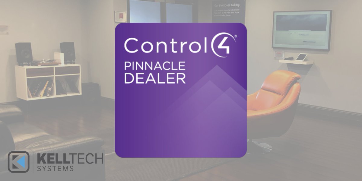 kelltechsystems's tweet image. We&apos;re proud to be honored by Control4 with Pinnacle Dealer status.

Pinnacle Status is reserved for the Control4 Dealers who have shown a long-term commitment to excellence in design, installation, and support of Control4 Smart Home systems.