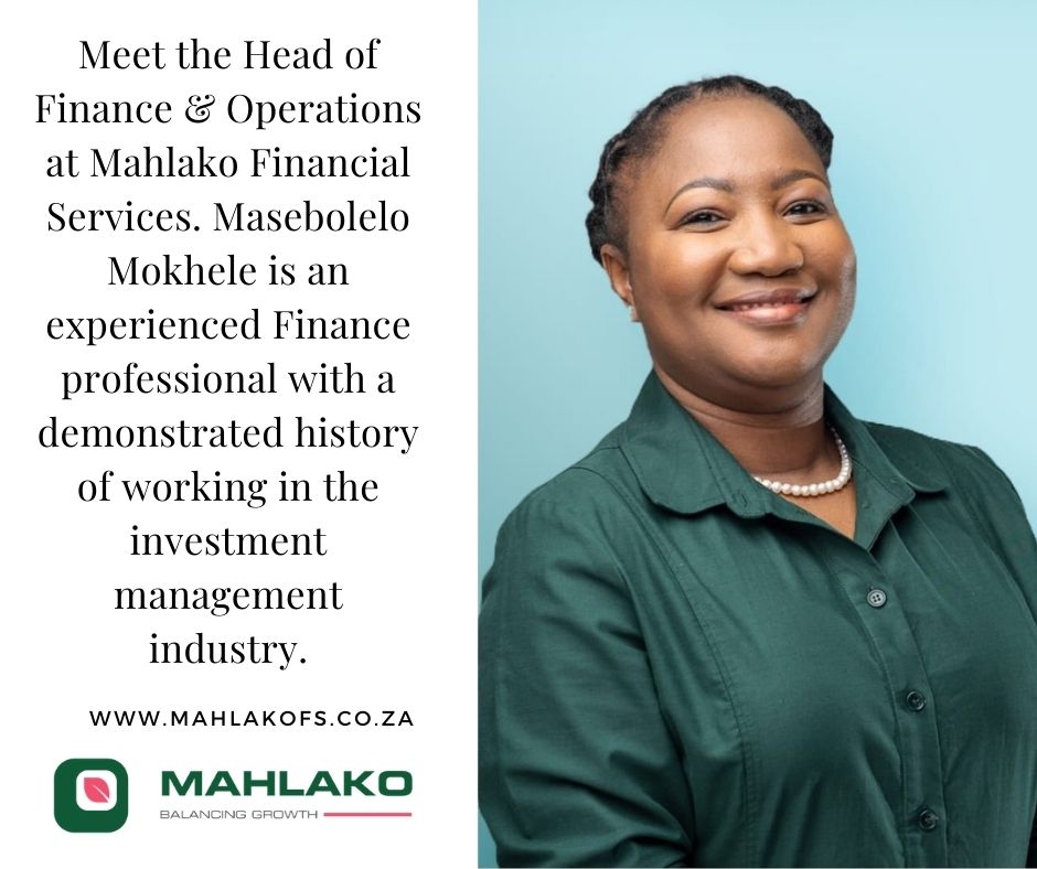 Mahlako_FS's tweet photo. Meet Masebolelo Mokhele, the Head of Finance &amp; Operations of @Mahlako_FS.  #MahlakoEnergyFund #WCW #WednesdayMotivation #WomenEmpowerment @Mazelo https://t.co/TF8R8sYr2P
