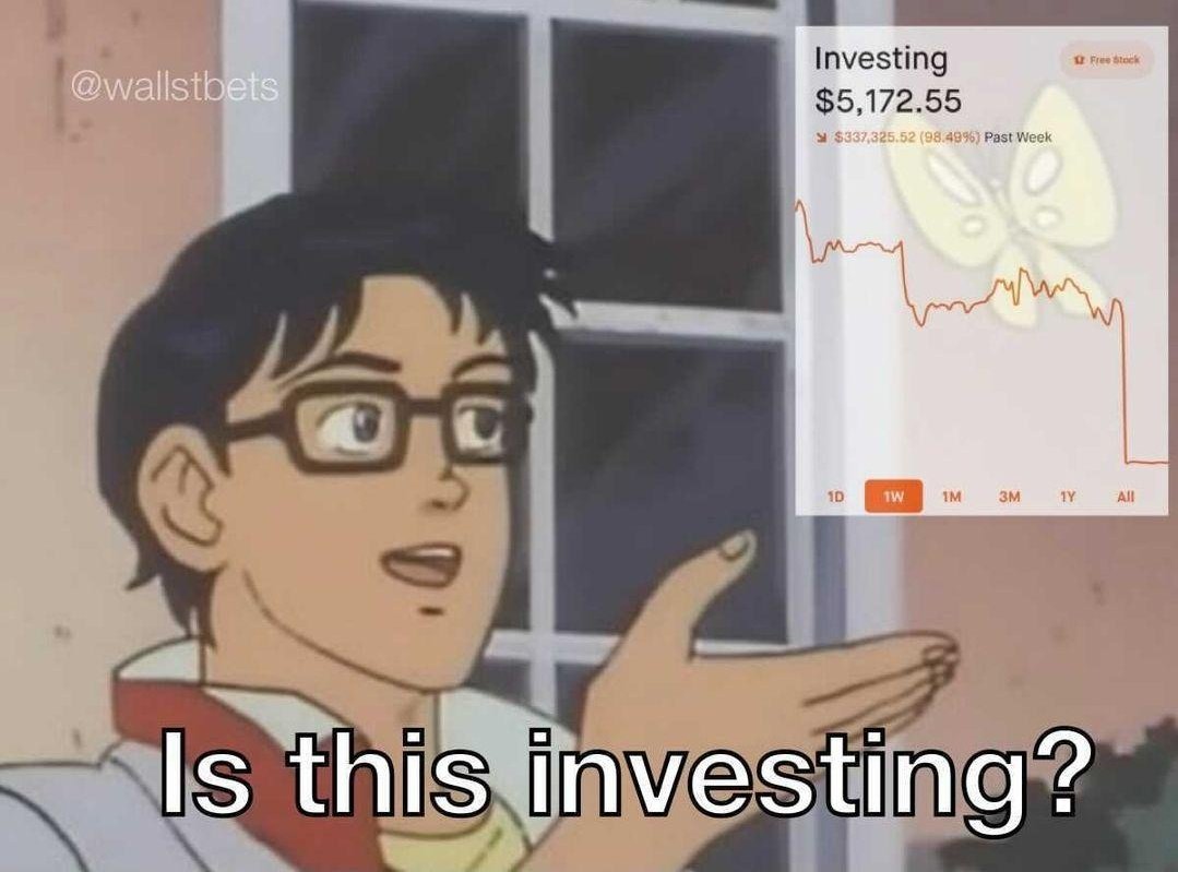 wallstmemes's tweet photo. Am I doing this right? https://t.co/pkMxvkt1oa