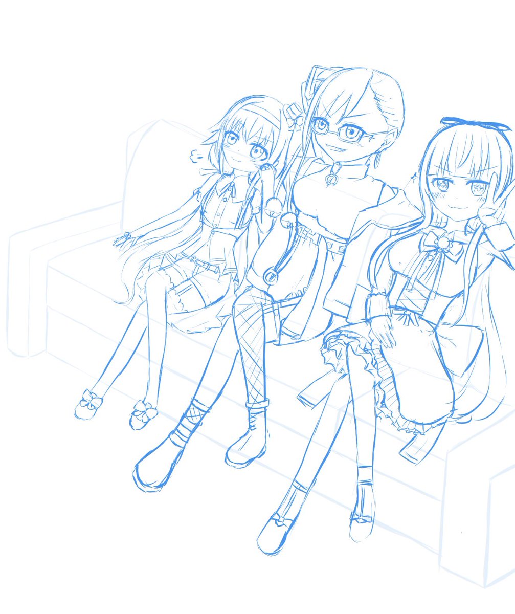 このすずさんの侍らせ感ええな てかすずさん以外新衣装描いたの初めてだな 犬丸ミケのイラスト