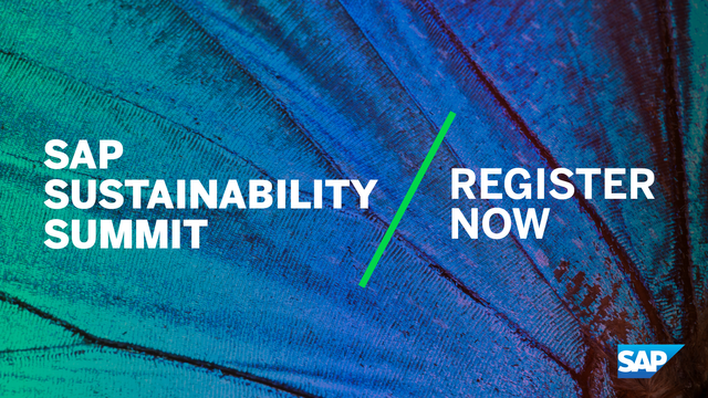 nyba's tweet photo. Join us and act now! Explore how we at SAP are enabling a thriving future for the environment, economy and society, together with our customers and partners. #SAPSustainabilitySummit #SAP4Good 📆 April 28 – 29 2021 https://t.co/6fQ33qrqHl https://t.co/PbsUqdNs3d