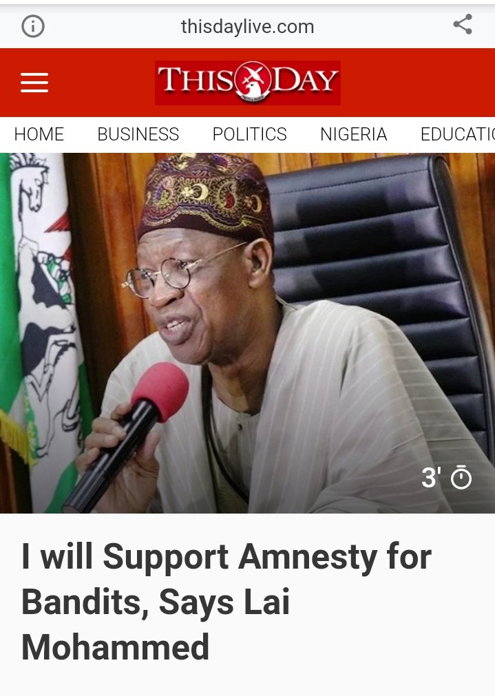 Iamzhoga's tweet image. If it involves the boko haram and bandits in the North, then it's ok to rehabilitate and grant them amnesty

But if it involves IPOB from the south then boom ! It's ok to call them terrorists and murder them

This bigotry is really starting to stink ...🤮