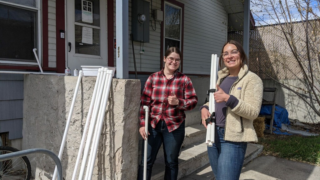 WEN_MONTANA's tweet photo. Thanks to Ace Hardware on Broadway for their partnership! We were able to improve our supply of stream monitoring gear. Here's Stephie and Aissa , our Stream Team leaders, with materials for new stadia rods to measure stream depth! https://t.co/ZEOcfi4mLG
