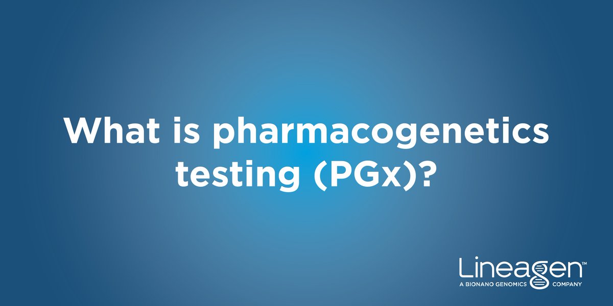 Lineagen_Inc's tweet photo. Pharmacogenetics (PGx) is the study of how a person’s genetic make-up influences their response to particular medications. Results may help optimize medication choice &amp; dosage, which could improve efficacy &amp; reduce adverse effects more quickly. https://t.co/bhRbIdAOQL https://t.co/0Deg4HThnx
