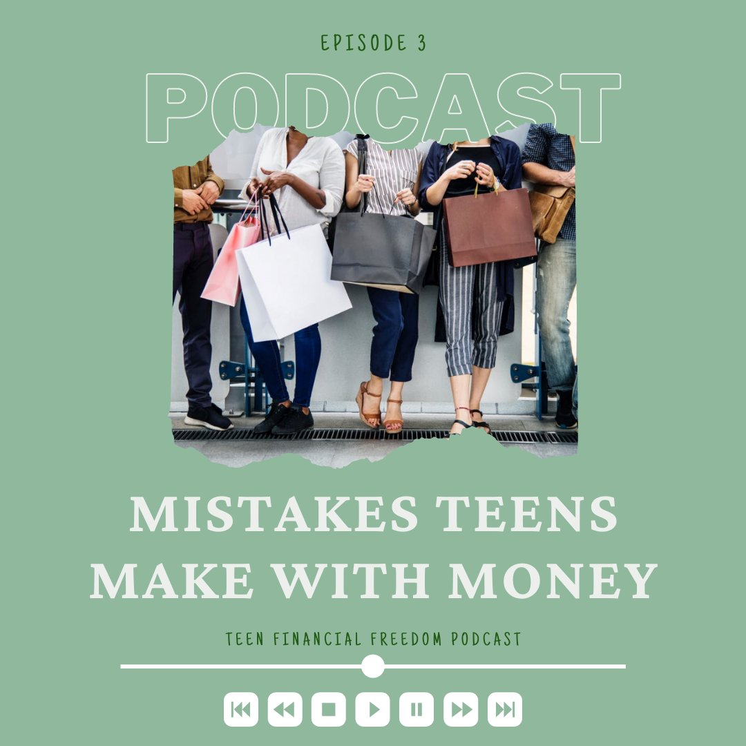 FinancialTeen's tweet photo. Episode 3: Mistakes Teens Make with Money

In this episode, Jacob and Terry do a blog post recap of, "Mistakes Teens Make With Money". If you are a teenager, you probably make a lot of mistakes regarding finances without realizing it. Listen to the podcast on all platforms now! https://t.co/z1Wj19V7iV