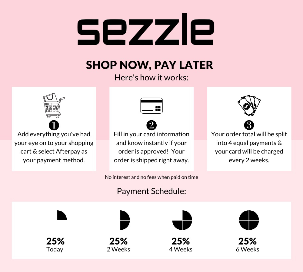 Sezzle is a buy now, pay later instant service that divides your total purchase amount into 4 biweekly payments! 

.⁣
.⁣
.⁣
.⁣
.⁣
#outfitinspiration #fashionblogger #outfitoftheday #outfittrends #fallfashion #onlineboutique #instagramboutique #shoplocal #clothingbou