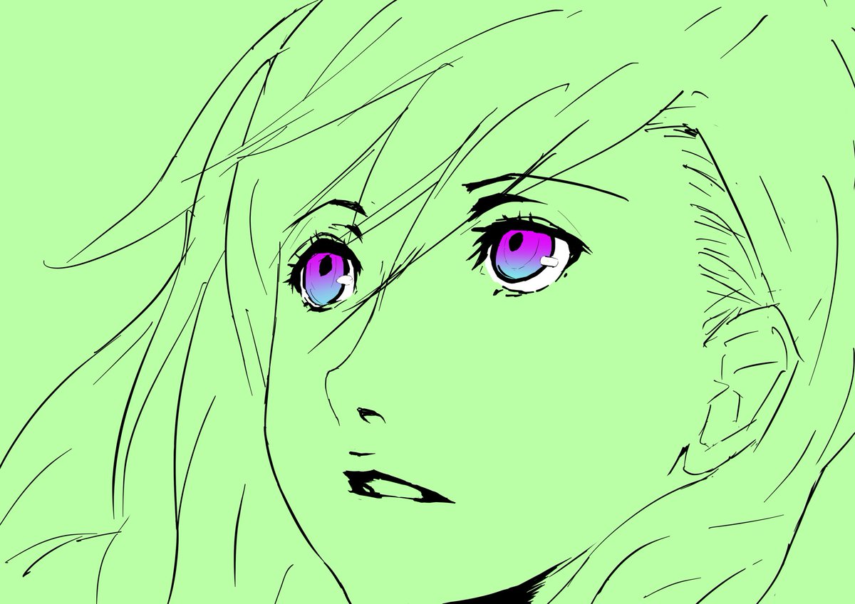 「iPad 購入記念!気づいたらこんな時間まで描いてしまったiPadだけど液タブっ」|くれしー@fanbox skebのイラスト
