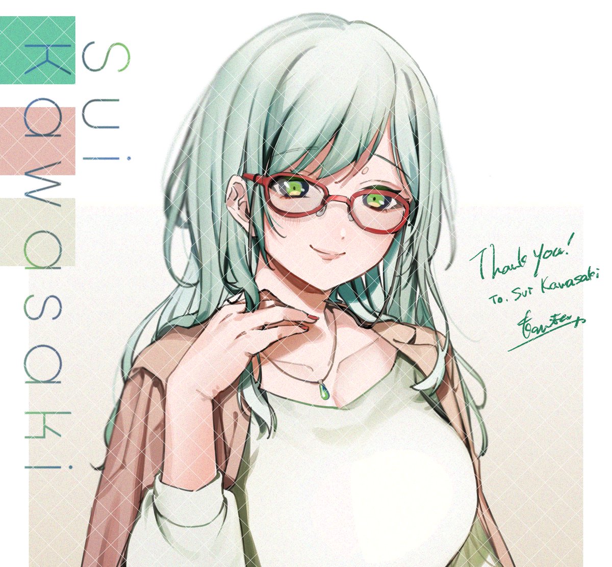 氷川紗夜 「  #Skeb #Commission #スイのガレージ 」|🐬カン田🐬のイラスト