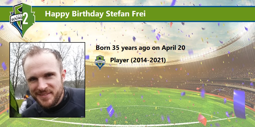 Happy Birthday Stefan Frei (    Details:  