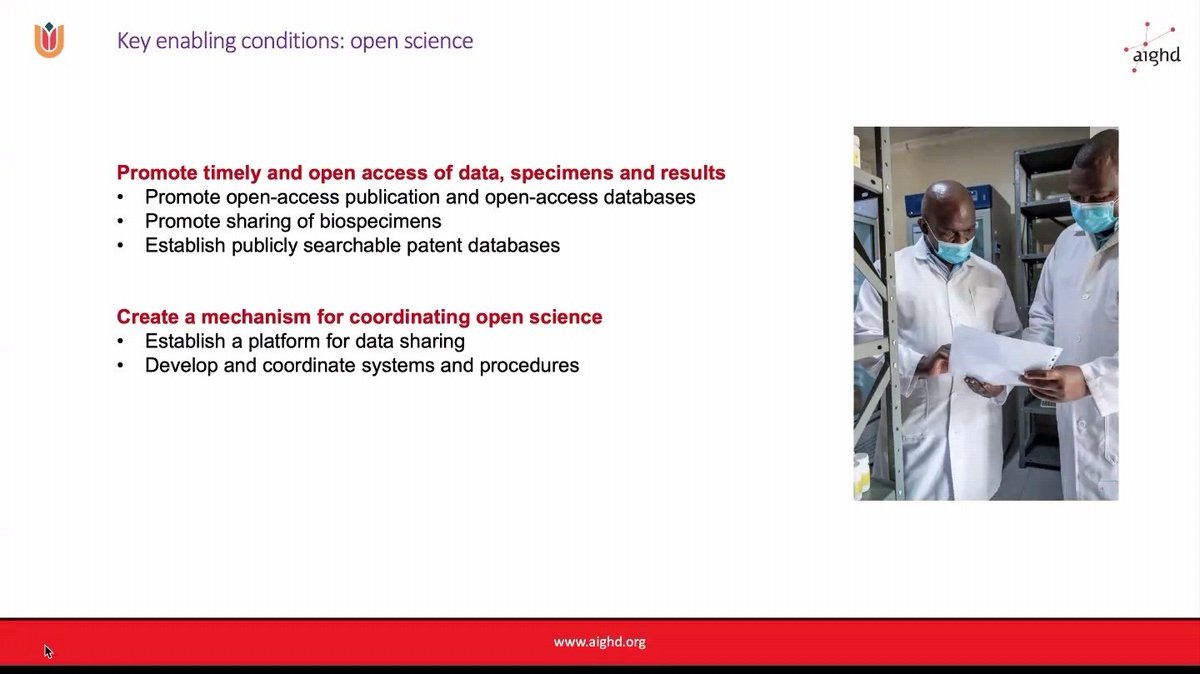 key enabling conditions for the TB vaccine roadmap are highlighted including: funding, open science and stakeholder engagement  @EDCTP