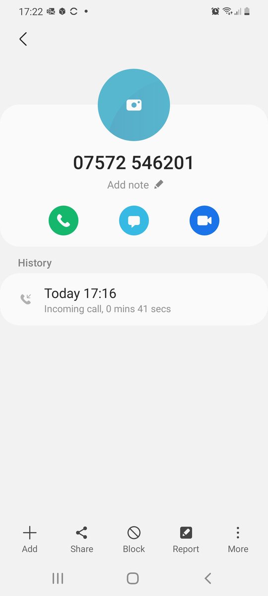 Just had automated call for this from this number