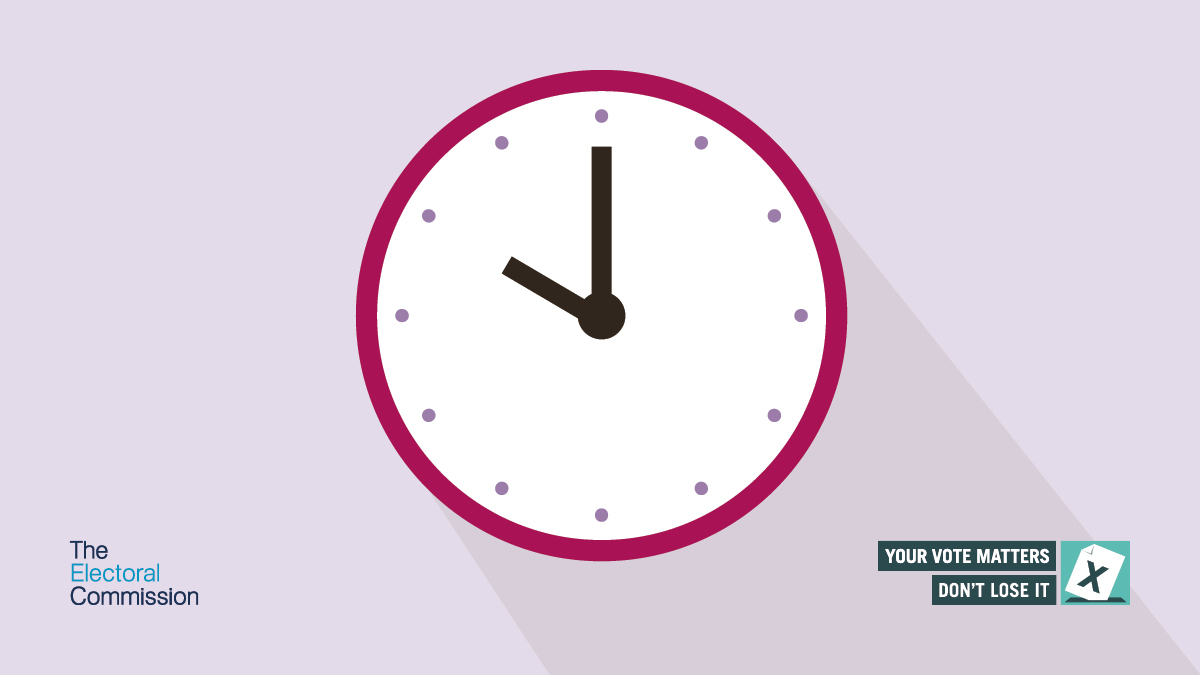 Polling stations will be open from 7am to 10pm on 6 May.

If you won’t be able to get there, there’s still time to apply to vote by proxy.

Apply by 5pm on 27 April ➡️ow.ly/eHio50EsZ6J

#GetReadyToVote #YourVoteMatters