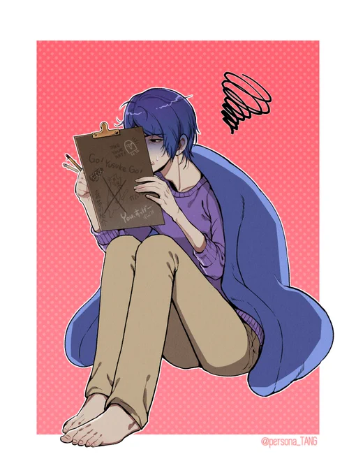 괴도짓 하느라 과제에 소홀했던 유스케 씨.
#YusukeKitagawa #喜多川祐介
#Persona5 #ペルソナ5 