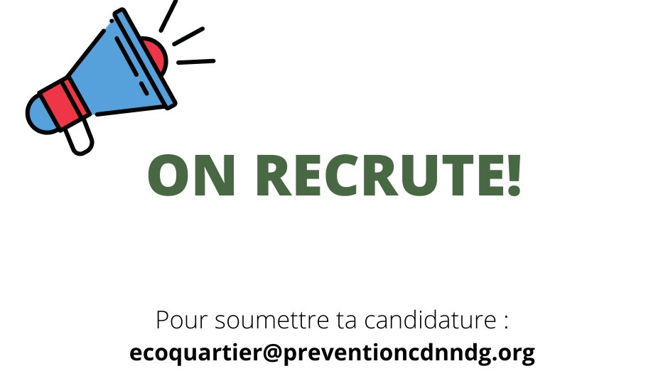 URGENT : On recrute pour le déploiement de la collecte des résidus alimentaires! Envoie-nous vite un courriel à l'adresse ci-bas 👇👇
URGENT : We're hiring for the implementation of the food waste collection! Send us an email asap at the address below 👇👇