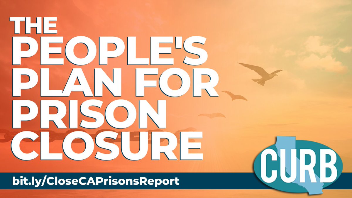 CURBprisons's tweet image. Does CDCR have a real plan for prison closure? @curbprisons does! Check out The People’s Plan for Prison Closure created by impacted leaders here: Bit.ly/CloseCAPrisons… Please share widely! #CloseCAPrisons