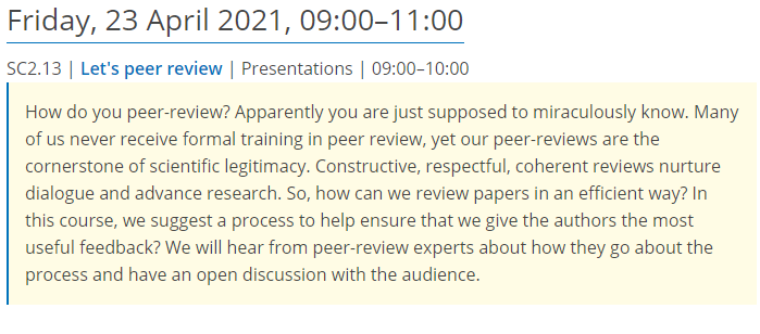 NatureClimate (@natureclimate) on Twitter photo Attending #vEGU21 and want to learn how to peer review? Join Chief Editor Bronwyn and <a href="/MonsoonMat/">Mathew Stiller-Reeve</a> on Friday morning for their short course Attending #vEGU21 and want to learn how to peer review? Join Chief Editor Bronwyn and <a href="/MonsoonMat/">Mathew Stiller-Reeve</a> on Friday morning for their short course
