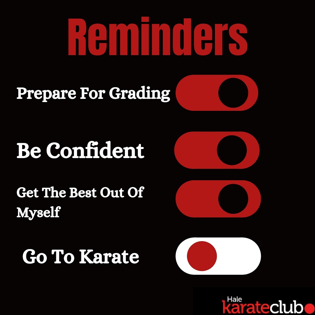 Karate is about many things 

But first and foremost 

You must show up !